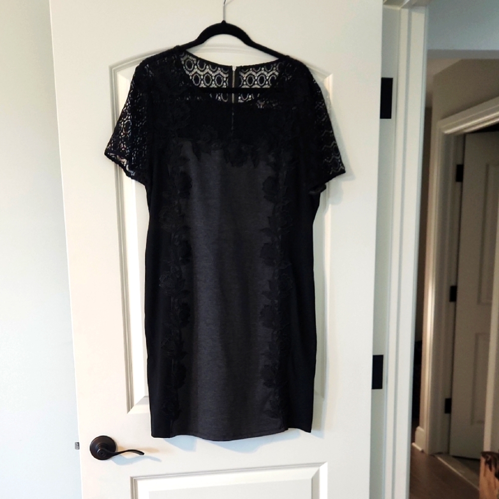 Elegant Black Lace Dress